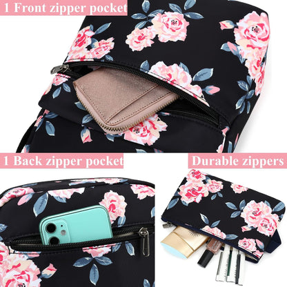 Girls Crossbody Purses for Kids 2 PCS Cross Body Bag Women Messenger Bag Girls Canvas Bag Cross Body Purse Set - Colors B
