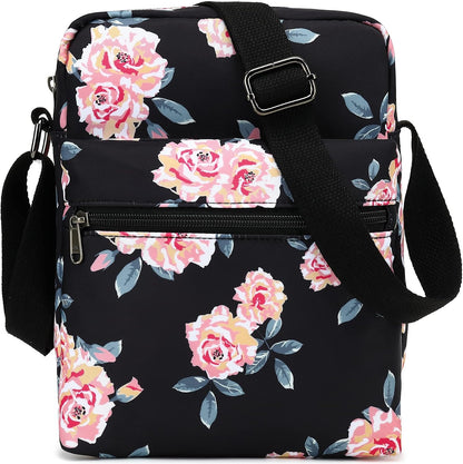 Girls Crossbody Purses for Kids 2 PCS Cross Body Bag Women Messenger Bag Girls Canvas Bag Cross Body Purse Set - Colors B