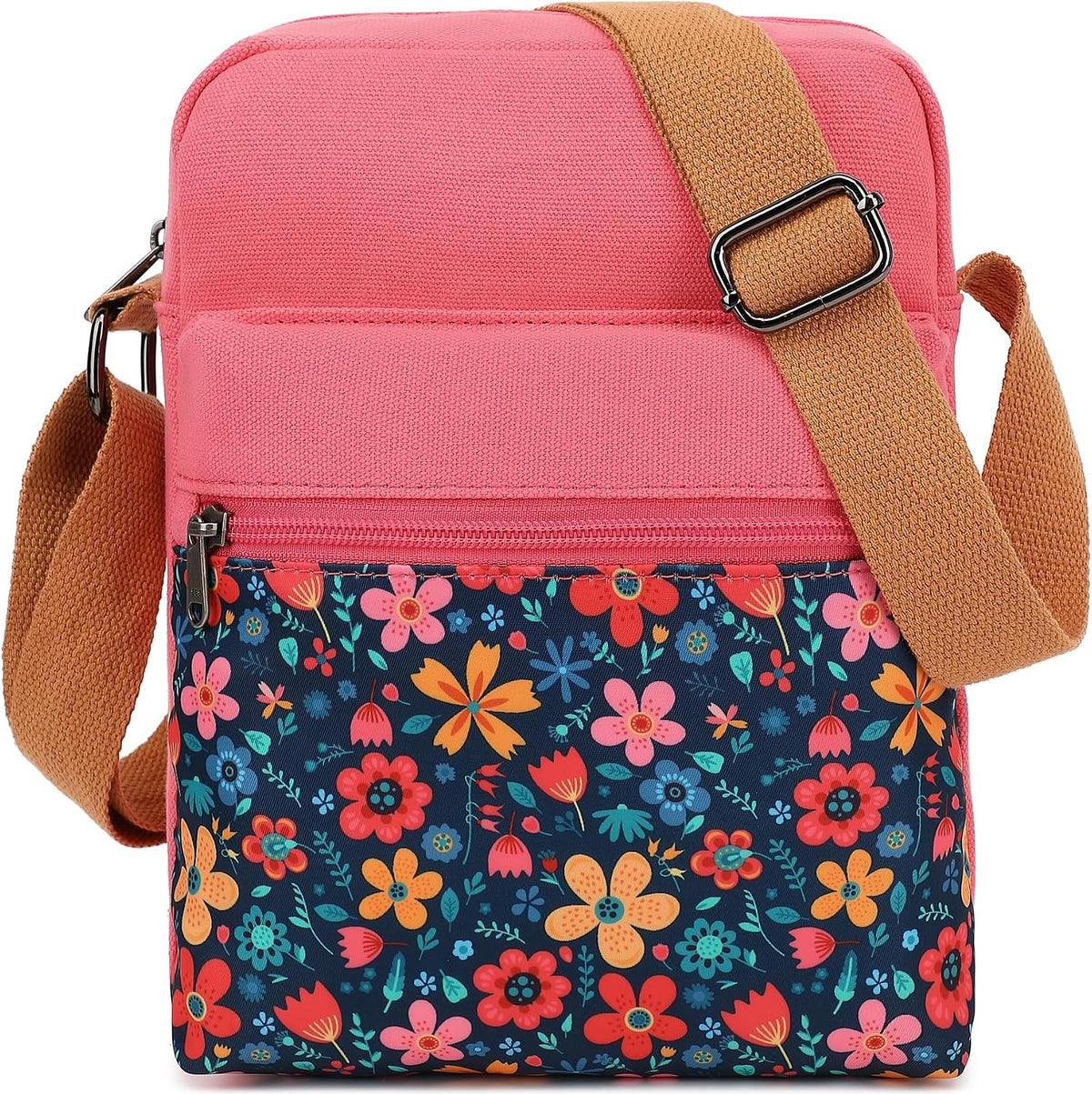 Girls Crossbody Purses for Kids 2 PCS Cross Body Bag Women Messenger Bag Girls Canvas Bag Cross Body Purse Set - Colors B