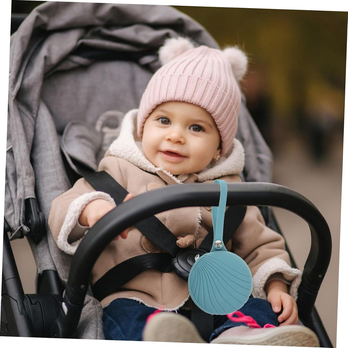 Reusable Silicone Pacifier Storage Bag Washable Design Travel-Friendly Pacifier Holder Case for Babies Lightweight and Convenient Pouch