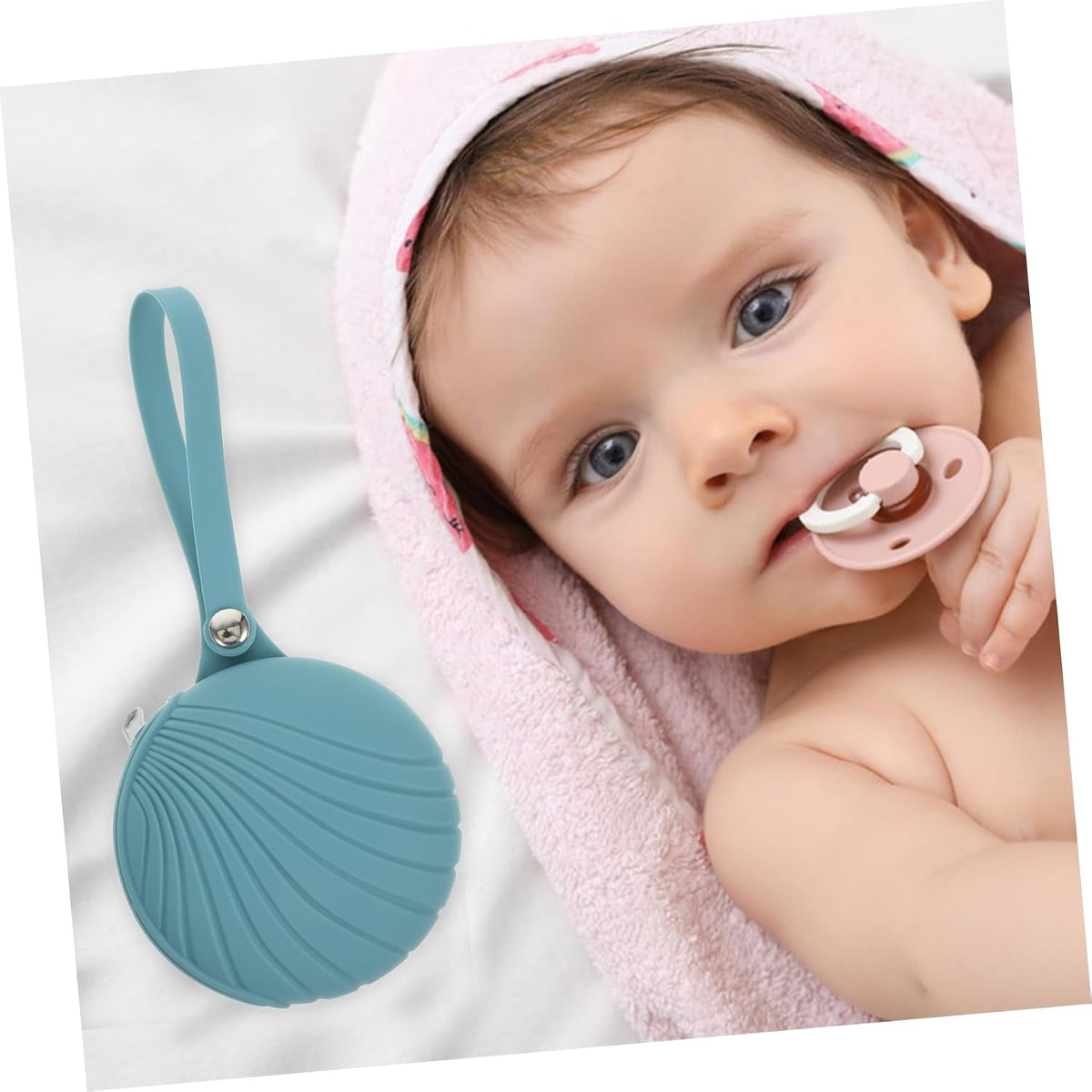 Reusable Silicone Pacifier Storage Bag Washable Design Travel-Friendly Pacifier Holder Case for Babies Lightweight and Convenient Pouch