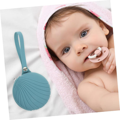 Reusable Silicone Pacifier Storage Bag Washable Design Travel-Friendly Pacifier Holder Case for Babies Lightweight and Convenient Pouch