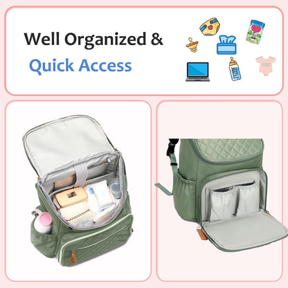 Lightweight Diaper Bag Backpack, Medium