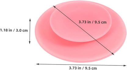 8pcs Double Sided Silicone Suction Cup Pads for Plates Bowls