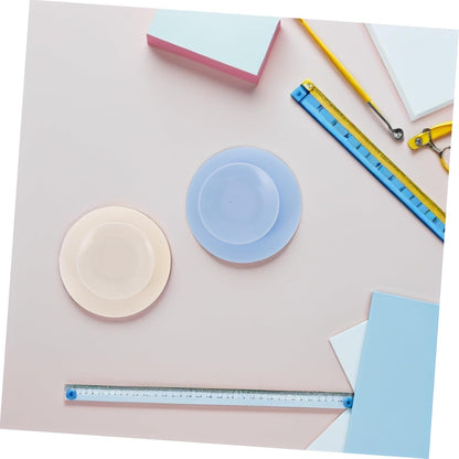 8pcs Double Sided Silicone Suction Cup Pads for Plates Bowls