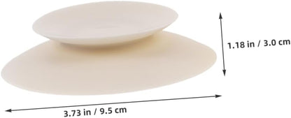 8pcs Double Sided Silicone Suction Cup Pads for Plates Bowls