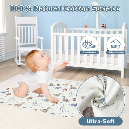Baby Diaper Changing Pad, 31.5" x 21.5" Extra Large Portable Changing Mat
