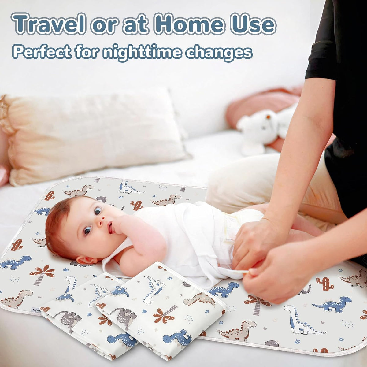 Baby Diaper Changing Pad, 31.5" x 21.5" Extra Large Portable Changing Mat