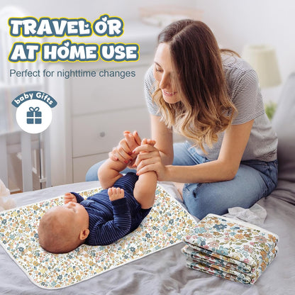 Baby Diaper Changing Pad, 31.5" x 21.5" Extra Large Portable Changing Mat