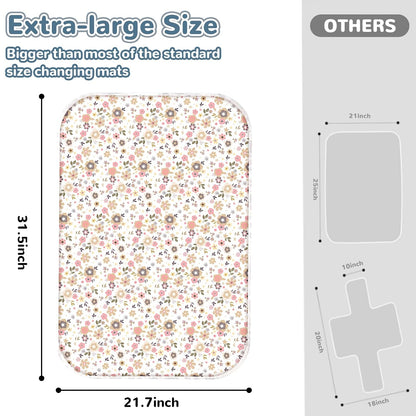 Baby Diaper Changing Pad, 31.5" x 21.5" Extra Large Portable Changing Mat