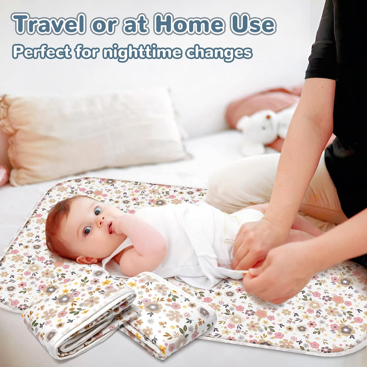 Baby Diaper Changing Pad, 31.5" x 21.5" Extra Large Portable Changing Mat