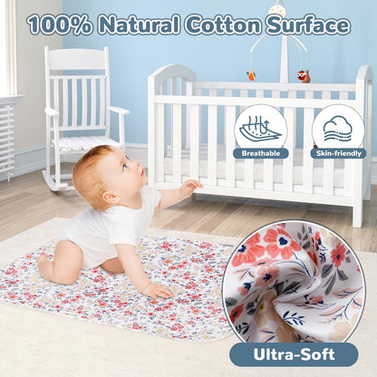 Baby Diaper Changing Pad, 31.5" x 21.5" Extra Large Portable Changing Mat
