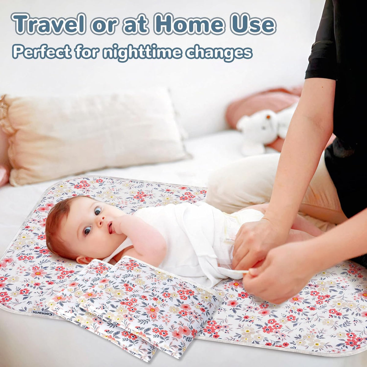 Baby Diaper Changing Pad, 31.5" x 21.5" Extra Large Portable Changing Mat
