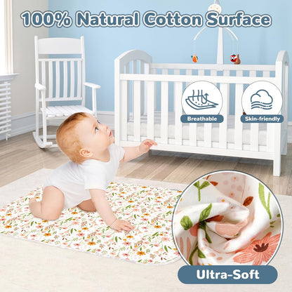 Baby Diaper Changing Pad, 31.5" x 21.5" Extra Large Portable Changing Mat