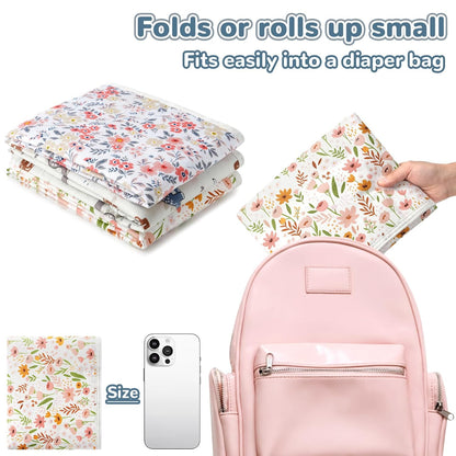 Baby Diaper Changing Pad, 31.5" x 21.5" Extra Large Portable Changing Mat