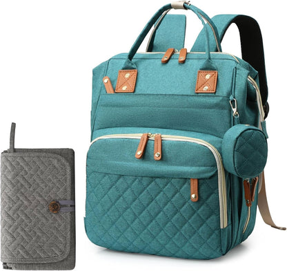 Diaper Bag Backpack-Multifunction Travel Baby Diaper Bag with Changing Pad