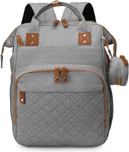 Diaper Bag Backpack-Multifunction Travel Baby Diaper Bag with Changing Pad