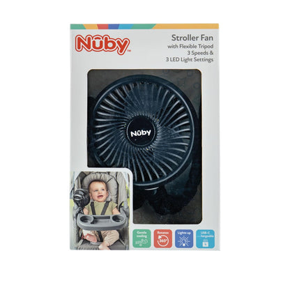 Nuby Flexible Tripod 3-Speed Stroller Fan