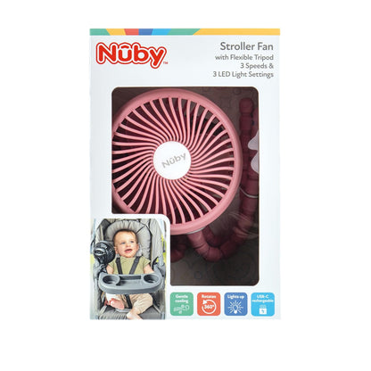 Nuby Flexible Tripod 3-Speed Stroller Fan