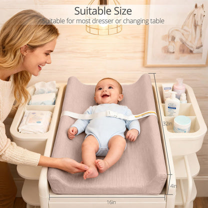Muslin Baby Changing Pad with 2 Pack Covers