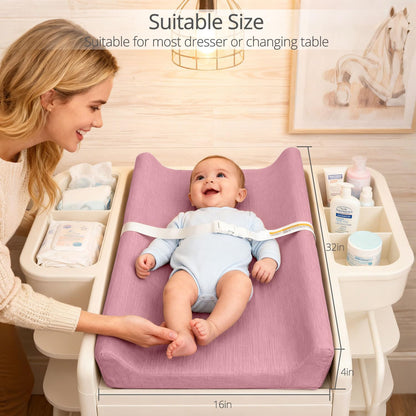 Muslin Baby Changing Pad with 2 Pack Covers