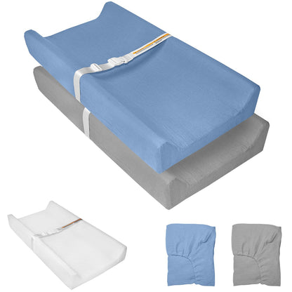 Muslin Baby Changing Pad with 2 Pack Covers