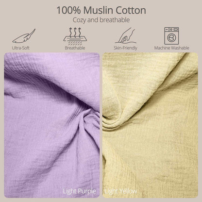Muslin Baby Changing Pad with 2 Pack Covers