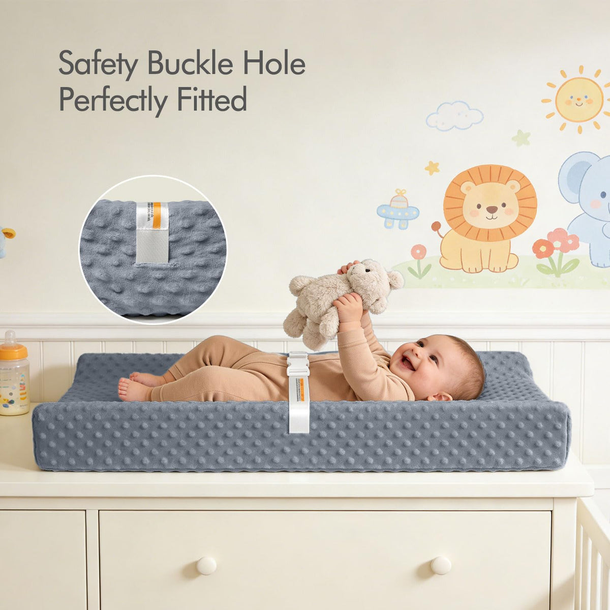 Waterproof Baby Changing Pad Wipeable Diaper Changing Mat