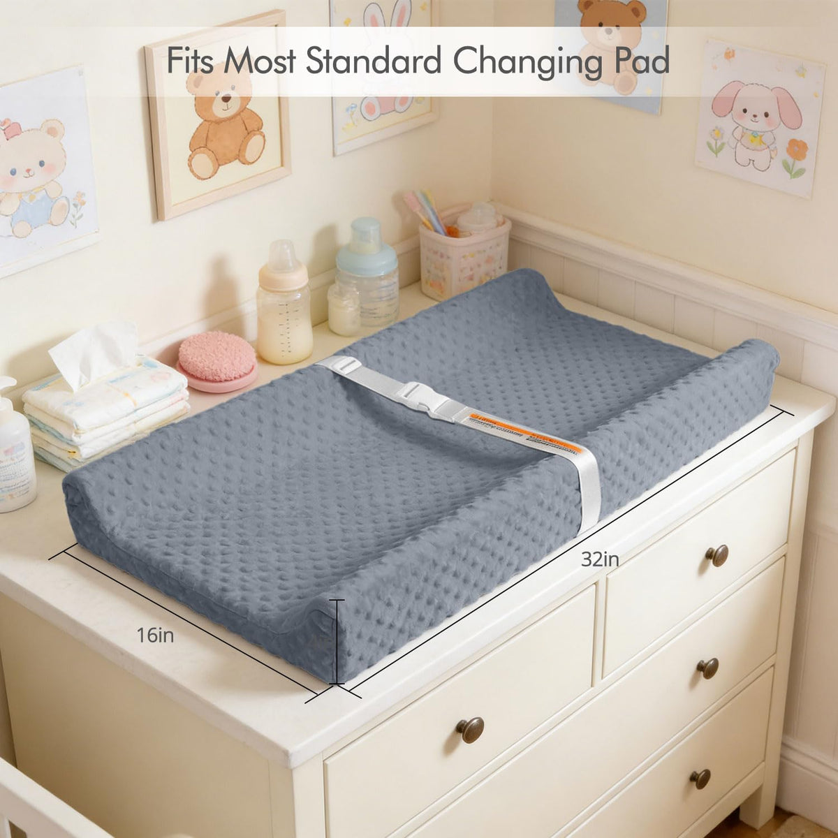 Waterproof Baby Changing Pad Wipeable Diaper Changing Mat