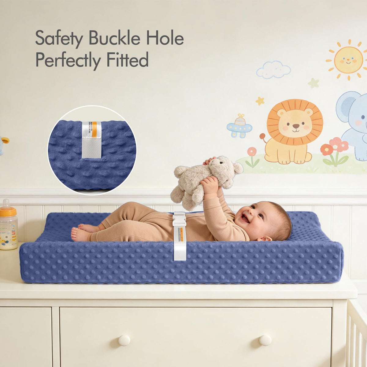 Waterproof Baby Changing Pad Wipeable Diaper Changing Mat