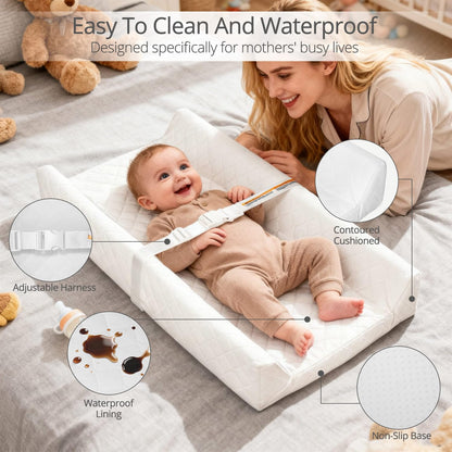 Waterproof Baby Changing Pad Wipeable Diaper Changing Mat