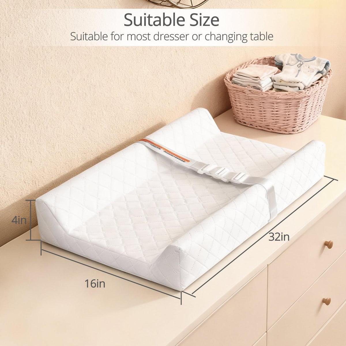 Waterproof Baby Changing Pad Wipeable Diaper Changing Mat