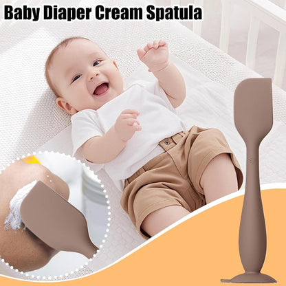 Diaper Cream Spatula Butt Cream Brush with Suction Cup