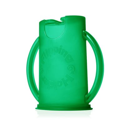 Squeeze Proof Food Pouch Holder for Toddlers, Babies, Kids, Mess Free No Squeeze Juice Box Drink and Applesauce Snack Holder with Easy Grip Handles and Lid