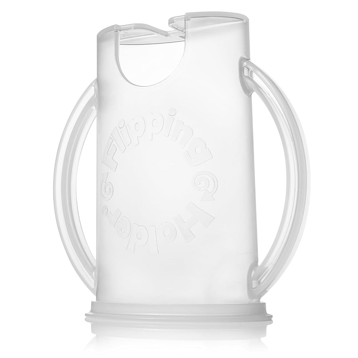 Squeeze Proof Food Pouch Holder for Toddlers, Babies, Kids, Mess Free No Squeeze Juice Box Drink and Applesauce Snack Holder with Easy Grip Handles and Lid