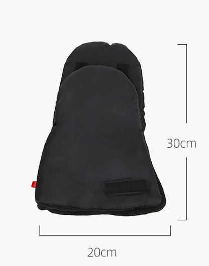 Waterproof Stroller Gloves Universal Soft Breathable Mitten Autumn Winter Hand Muff Windproof Extra Thick Shopping Cart Hand Warmer