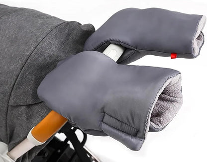 Waterproof Stroller Gloves Universal Soft Breathable Mitten Autumn Winter Hand Muff Windproof Extra Thick Shopping Cart Hand Warmer