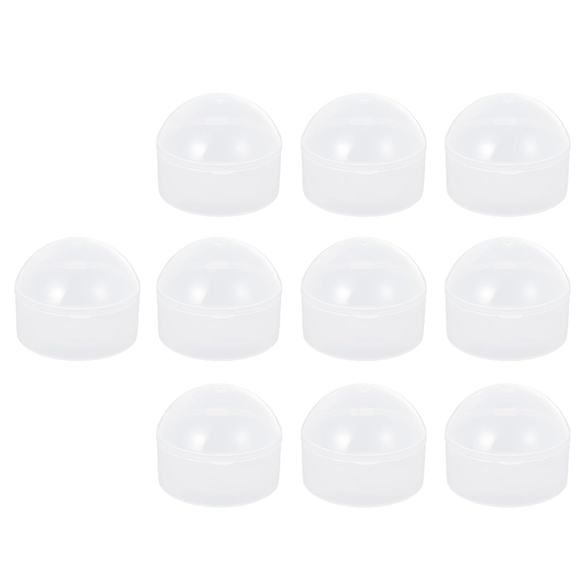 10pcs Storage Box Case Clip Holder Dustproof Container for Travel and Daily Use