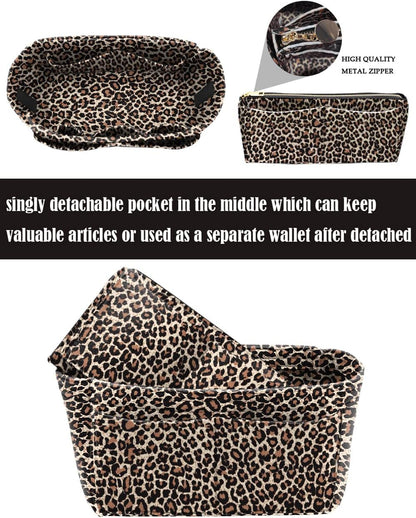 Felt Purse Organizer Insert, Tote Bag Shaper Dividers with 5 Sizes