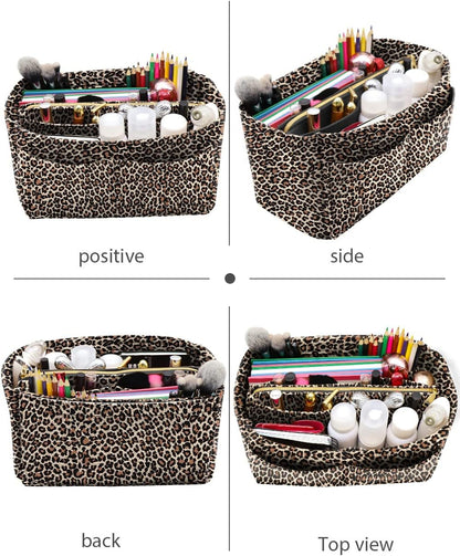 Felt Purse Organizer Insert, Tote Bag Shaper Dividers with 5 Sizes