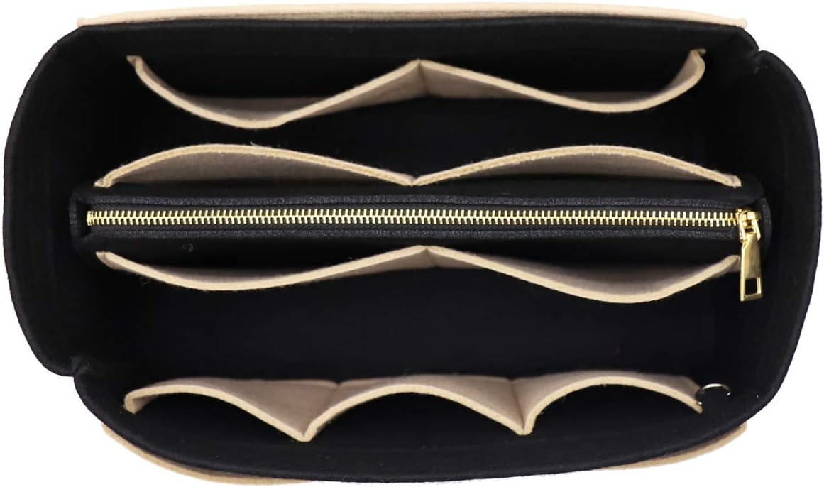 Felt Purse Organizer Insert, Tote Bag Shaper Dividers with 5 Sizes