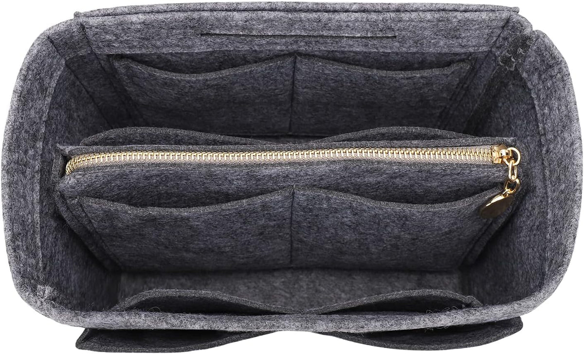 Felt Purse Organizer Insert, Tote Bag Shaper Dividers with 5 Sizes