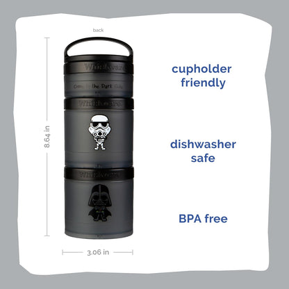 Star Wars Snack Containers, 3 Snack Cups, The Child Little Bounty