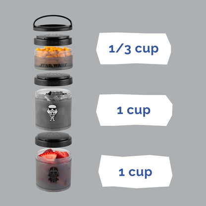Star Wars Snack Containers, 3 Snack Cups, The Child Little Bounty