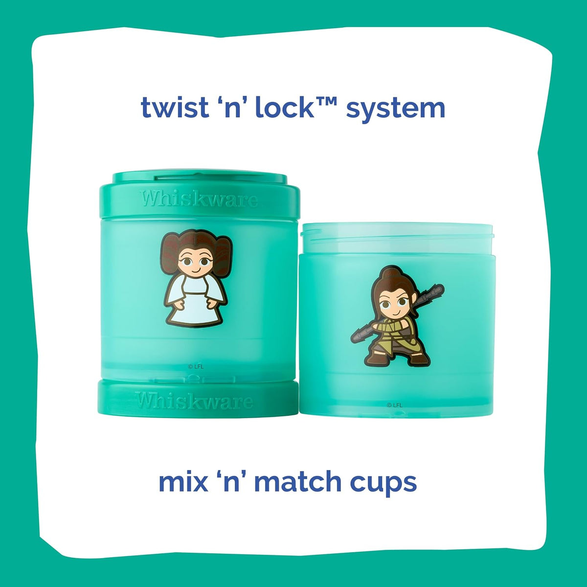 Star Wars Snack Containers, 3 Snack Cups, The Child Little Bounty