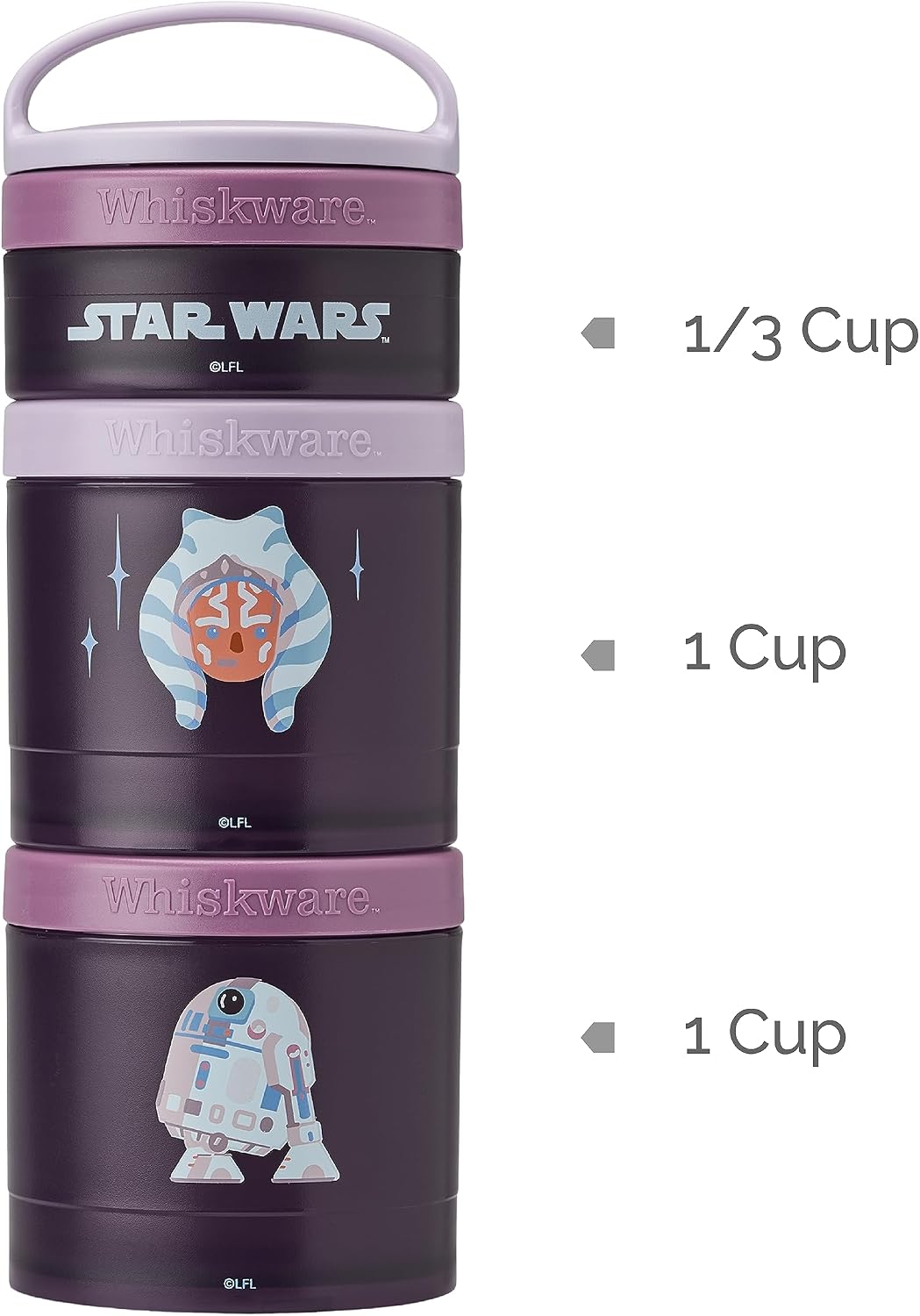 Star Wars Snack Containers, 3 Snack Cups, The Child Little Bounty