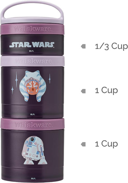 Star Wars Snack Containers, 3 Snack Cups, The Child Little Bounty