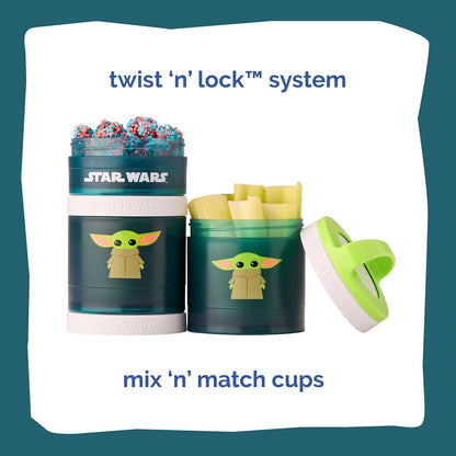 Star Wars Snack Containers, 3 Snack Cups, The Child Little Bounty