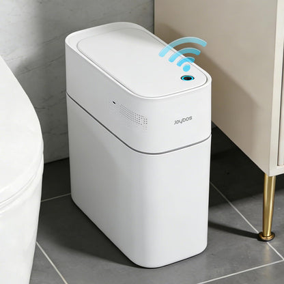 3.5 Gal Slim Touchless Bathroom Trash Can, Automatic Diaper Pail