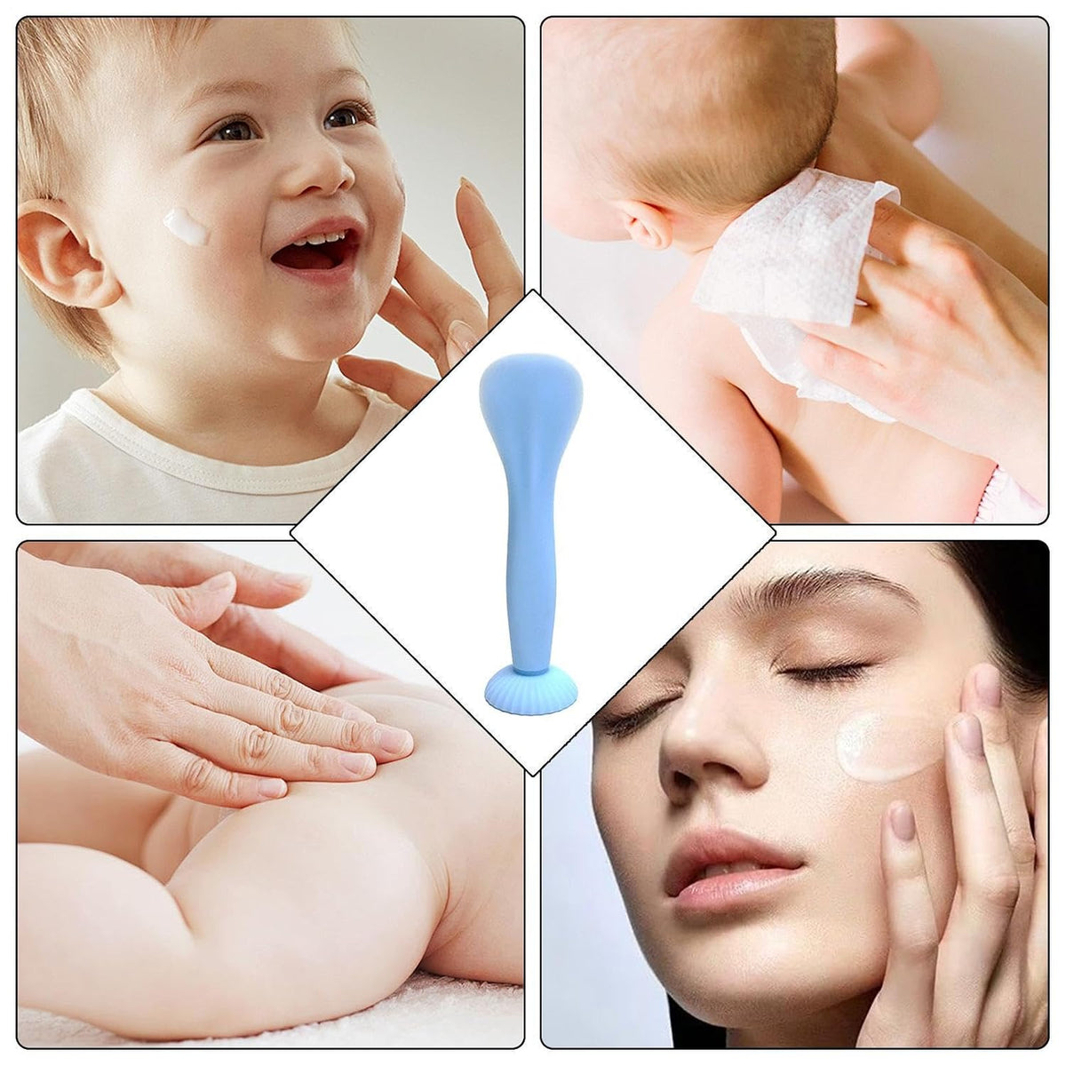 Cream applicator for – modern ergonomic sturdy, lightweight, compact